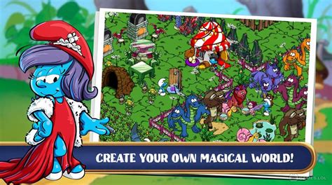 play smurfs village online